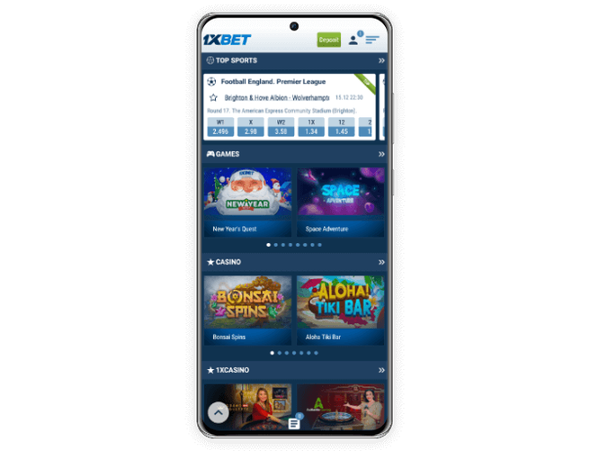 1xBet Canada Mobile App